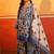 Blue flower print garara set