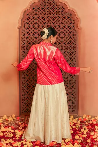 Stunning jacket and skirt set is