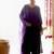 Purple embroidered co-ord set