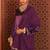 Purple embroidered co-ord set