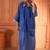 Blue chanderi kurta