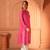 Pink chanderi kurta  chanderi fabric ideal for both casual and festive occasions elegance with our pink chanderi kurta.