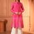 Pink chanderi kurta  chanderi fabric ideal for both casual and festive occasions elegance with our pink chanderi kurta.