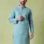 Mandarin collar straight cotton kurta