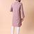 Mandarin collar straight cotton kurta