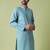 Mandarin collar straight cotton kurta