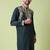 Mandarin collar floral embroidered thread work kurta