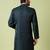 Mandarin collar sequin embroidered thread work kurta