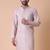 Mandarin collar straight cotton kurta