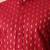 Ethnic motifs printed band collar pure cotton straight kurta