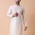 Mandarin collar floral embroidered thread work kurta