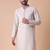 Mandarin collar straight cotton kurta