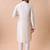 Mandarin collar floral embroidered thread work kurta
