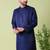 Mandarin collar sequin embroidered thread work kurta