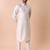 Mandarin collar floral embroidered thread work kurta