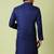 Mandarin collar sequin embroidered thread work kurta