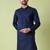 Mandarin collar straight cotton kurta