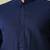 Mandarin collar straight cotton kurta