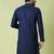 Mandarin collar straight cotton kurta