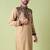 Mandarin collar floral embroidered thread work kurta