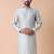 Mandarin collar floral embroidered thread work kurta