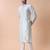 Mandarin collar floral embroidered thread work kurta