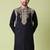 Mandarin collar floral embroidered thread work kurta