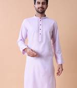 Mandarin collar embroidered thread work kurta