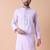 Mandarin collar embroidered thread work kurta