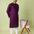 Mandarin collar straight cotton kurta