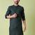 Mandarin collar straight cotton kurta