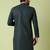 Mandarin collar straight cotton kurta