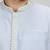 Blue woven cotton silk kurta set