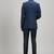 Dark blue plain woven bandhgala jacket
