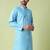 Mandarin collar straight cotton kurta