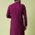 Mandarin collar straight cotton silk kurta
