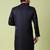 Mandarin collar sequin embroidered thread work kurta