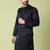 Mandarin collar sequin embroidered thread work kurta