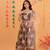 Glamour Heavy Fox Georgette Green Gown With Digital Print work With Embroidered Sequins work 