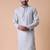 Mandarin collar straight cotton kurta