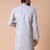 Mandarin collar straight cotton kurta