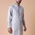 Mandarin collar straight cotton kurta