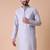 Mandarin collar straight cotton kurta