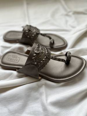 Gun metal kolhapuri 5