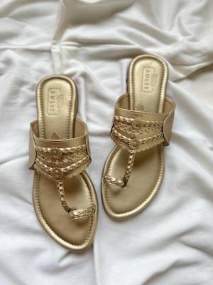 Gold kolhapuri 2