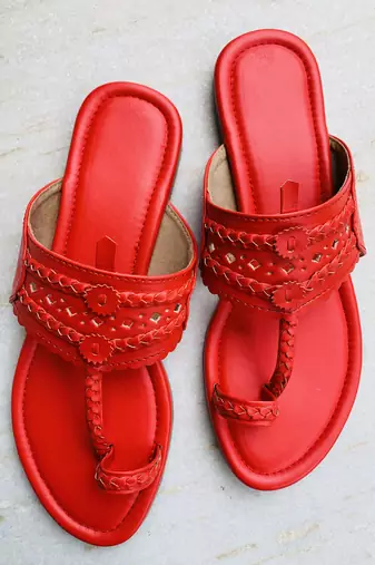 Red kolhapuri