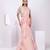 Pink plain organza saree with belt