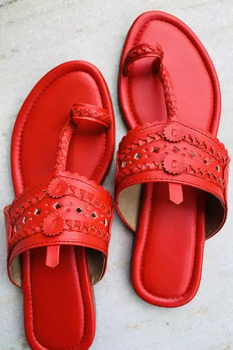 Red kolhapuri