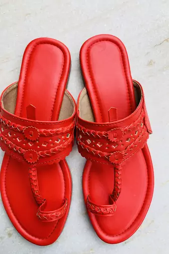 Red kolhapuri