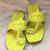 Neon yellow kolhapuri
